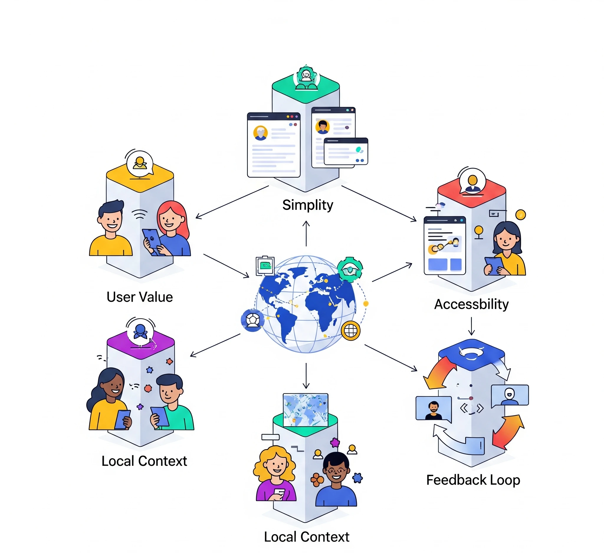 Diagram Arsitektur Viralitas Tool AI di Indonesia